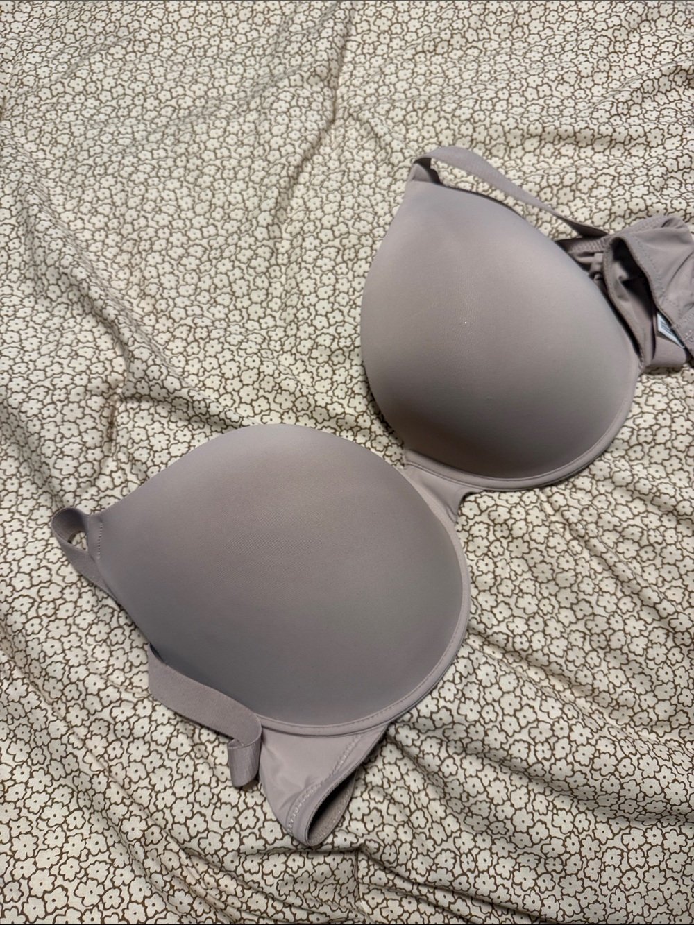 NWOT No Boundaries Smooth Molded Bra - Light Gray